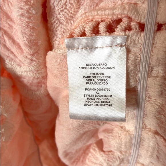 Romantic Flowy Embroidered Top XL - Picture 5 of 7